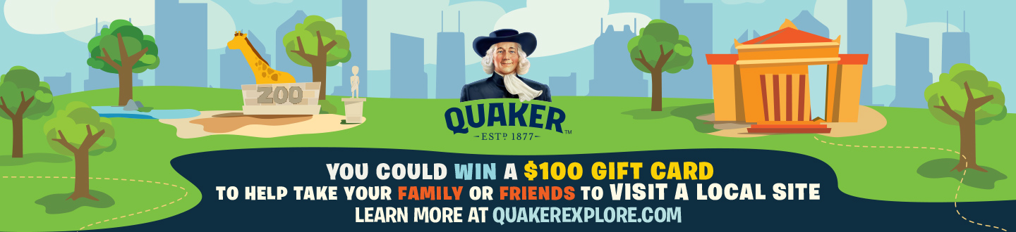 YOU COULD WIN A $100 GIFT CARD TO HELP TAKE YOUR FAMILY OR FRIENDS TO VISIT A LOCAL SITE LEARN MORE AT QUAKEREXPLORE.com